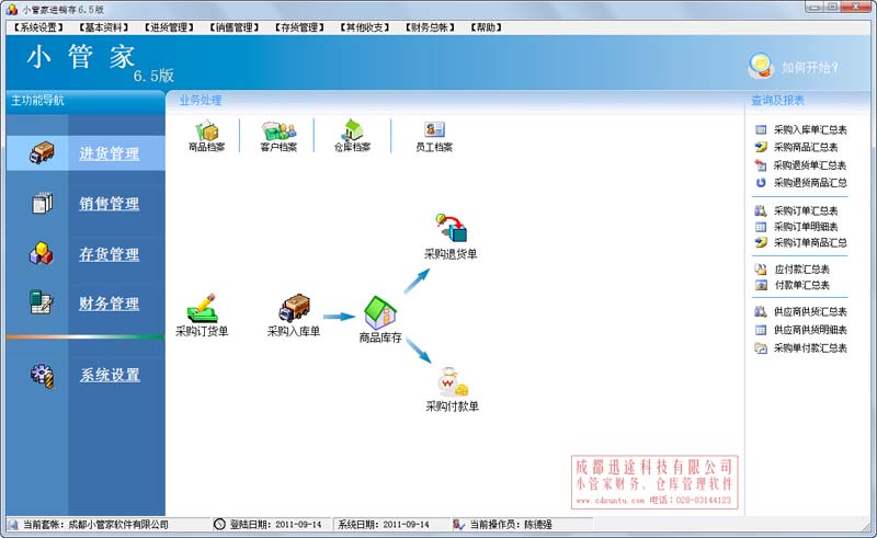 小管家進銷存軟件 單機版