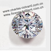 莫桑钻石美国查尔斯科瓦优白莫桑钻石foreverbrilliantmoissanite