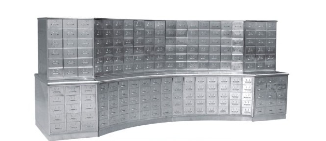 GJ-G13四弧型组合中药调剂柜