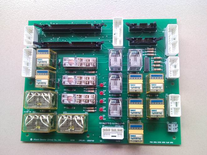 广州市沣裕电梯配件 FJ-26   日立电梯IOSB继电器板01
