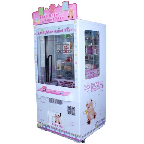 luck star新品推推樂娃娃機 臺灣原裝進口投幣推物自動fm禮品機