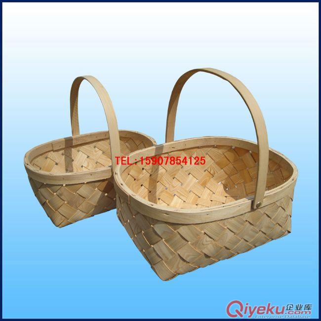 竹編籃子特色禮品籃|土特產(chǎn)包裝籃子|純手木片籃|博白竹籃廠家直銷 