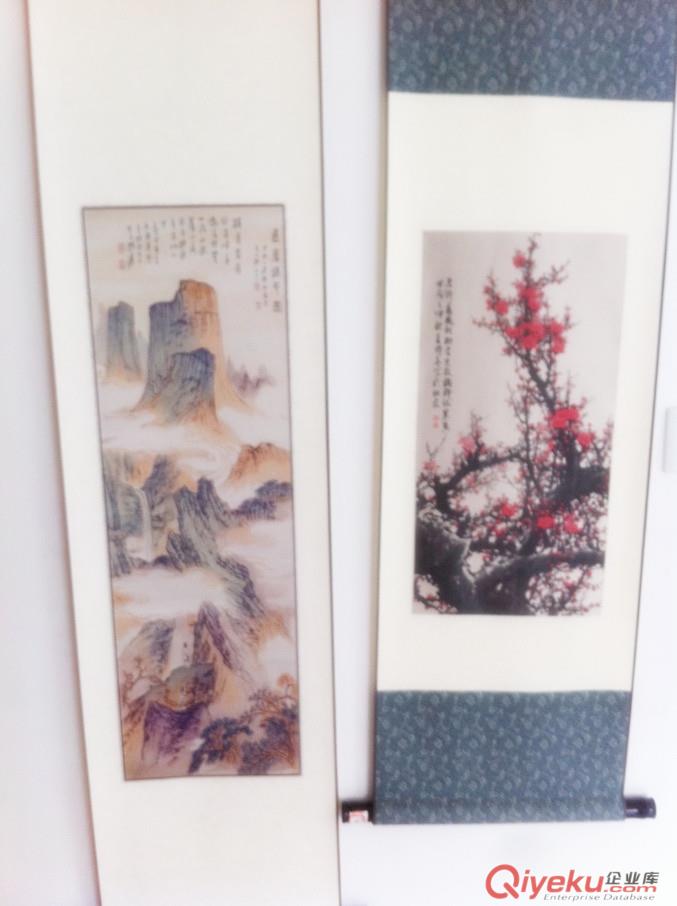 同利絲綢畫