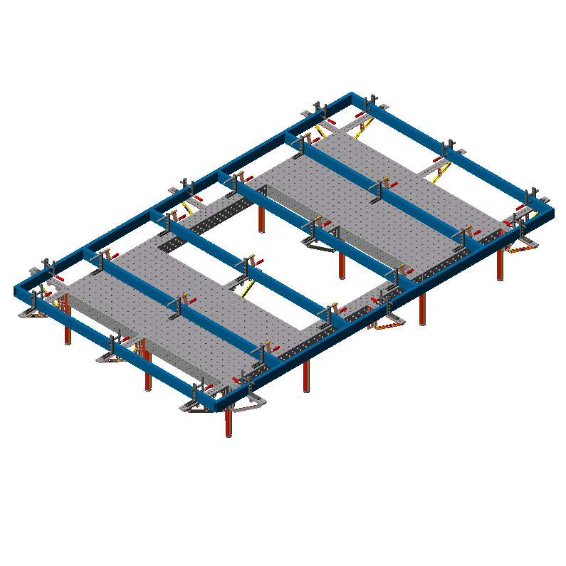 车架模型焊接夹具/平台