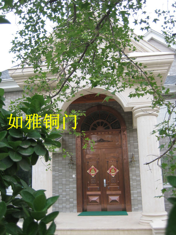 雙開別墅銅門，銅門工程，上海銅門廠 原始圖片2