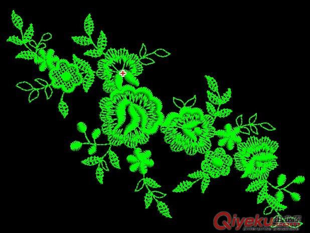 面料繡花加工車骨刺繡花邊,花朵,疋花