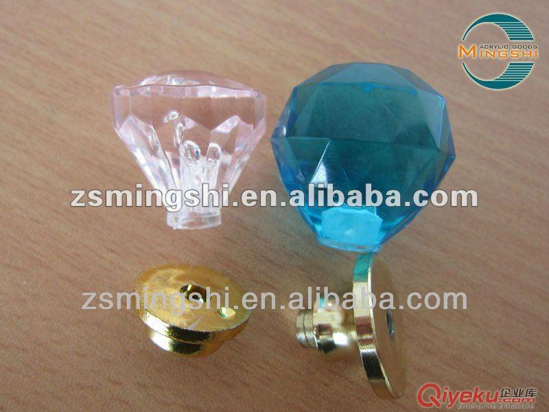 Acrylic handle with base (door handle)