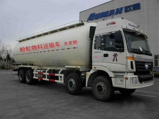 欧曼牌BJ5313GFL-AA型低密度粉粒物料运输车