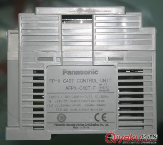 松下PLC,FP-X系列,AFPX-C40T