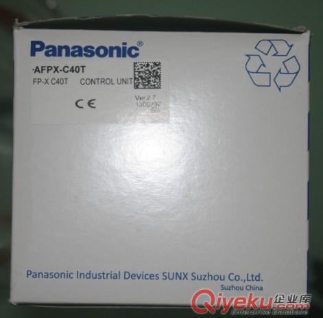 松下PLC,FP-X系列,AFPX-C40T
