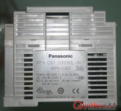松下PLC(可編程控制器),FP-X系列,AFPX-C30T
