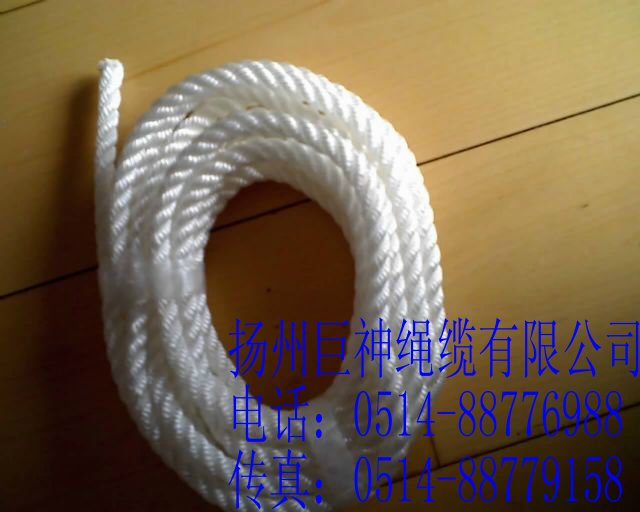 供應三股尼龍（錦綸復絲）繩 3-strand Nylon(Polyamide fiber)rope