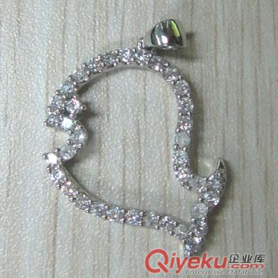 可愛魚吊墜/鯨魚吊墜/銀首飾品廠/銀吊墜/925銀飾品供應(yīng)/首飾加工/首飾批發(fā)