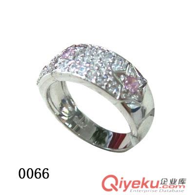 戒指/銀飾品/925銀鑲嵌鋯石時尚戒指