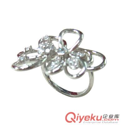 戒指/銀飾品/925銀鑲嵌鋯石時尚戒指