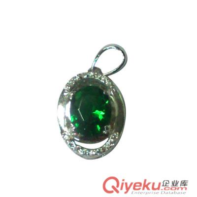 925銀檸檬晶吊墜/925銀首飾批發/純銀吊墜