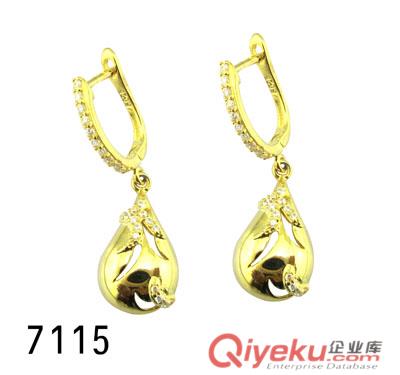 925銀耳飾/黃金電鍍/時尚銀飾品批發