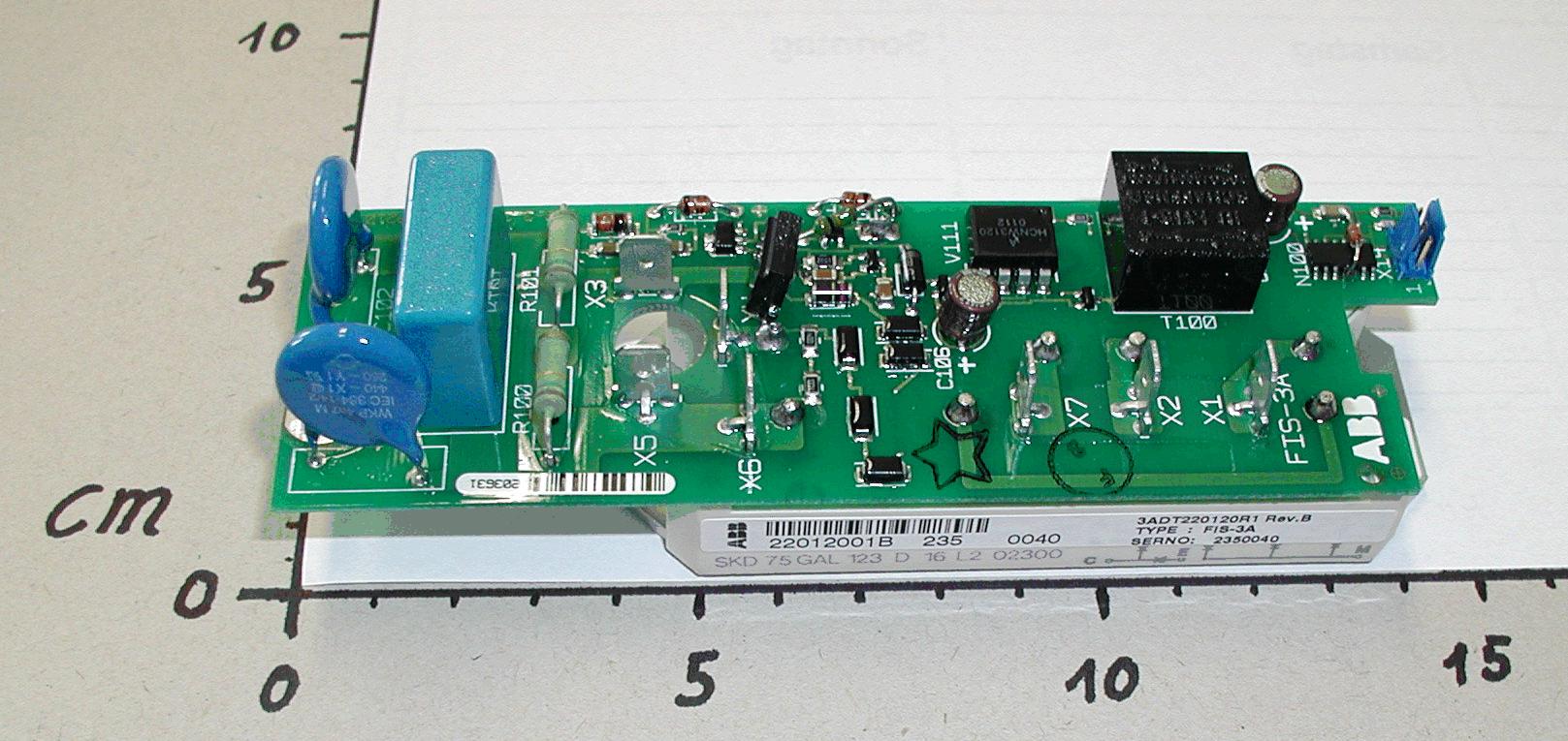 ABB变频器配件励磁模块FIS-31