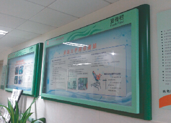 廣州櫥窗宣傳欄 廣州宣傳欄廠家 宣傳欄制作原始圖片3