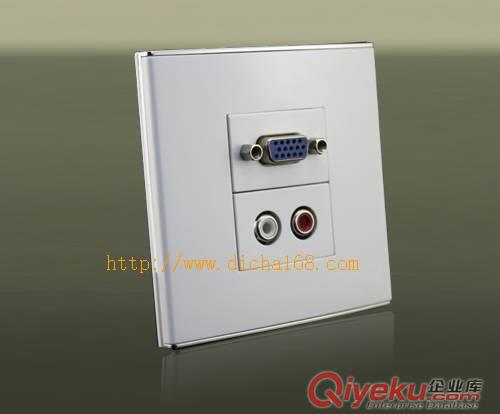 86型USB+VGA+耳塞插座，86型音頻+HDMI+卡農插座