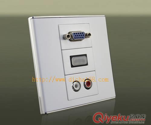 86型VGA+HDMI+網(wǎng)絡(luò)插座、卡農(nóng)+耳塞+VGA插座價(jià)格原始圖片2