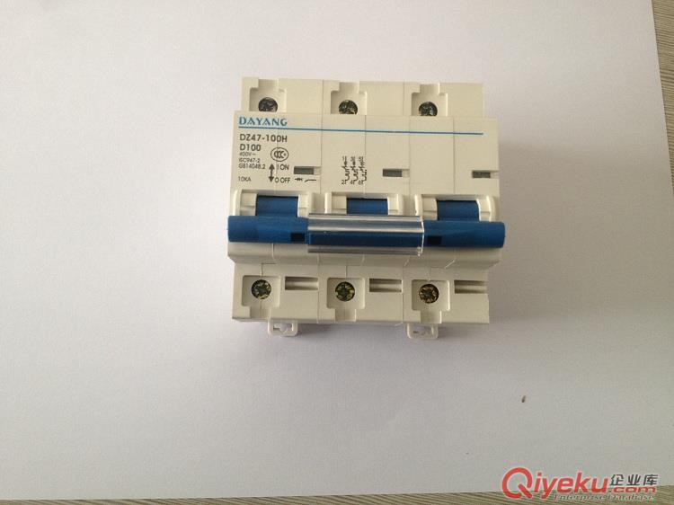 高分?jǐn)嘈⌒蛿嗦菲?DZ47-100H 漏電斷路器 