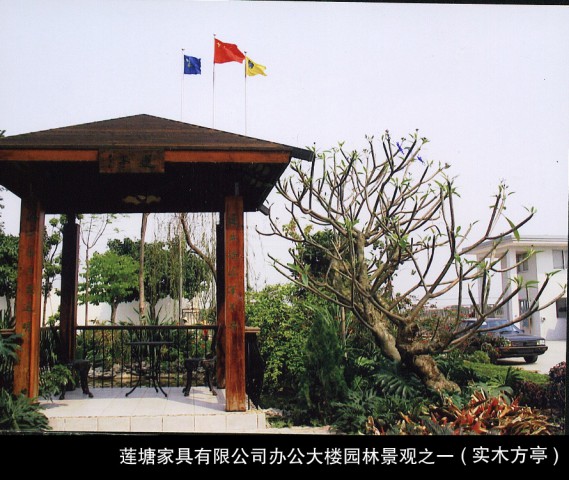 中山市蓮塘家具有限公司辦公樓前庭景觀
