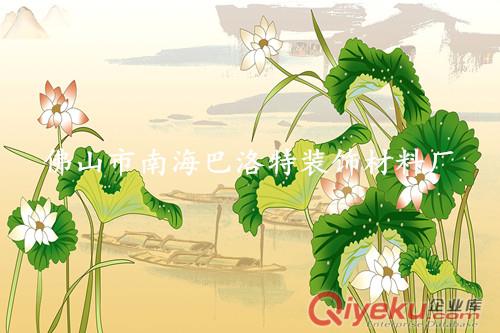 佛山防腐耐酸{zx1}款客廳電視背景墻_蓮
