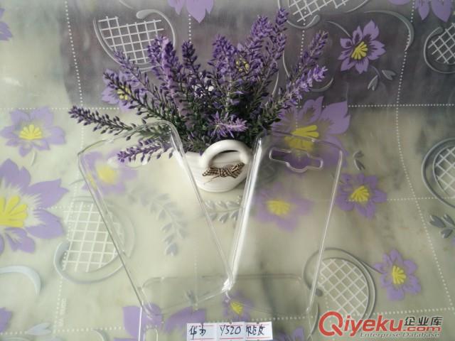 工廠直銷華為系列Y520 貼皮PC素材 黑色 白色 透明原始圖片2