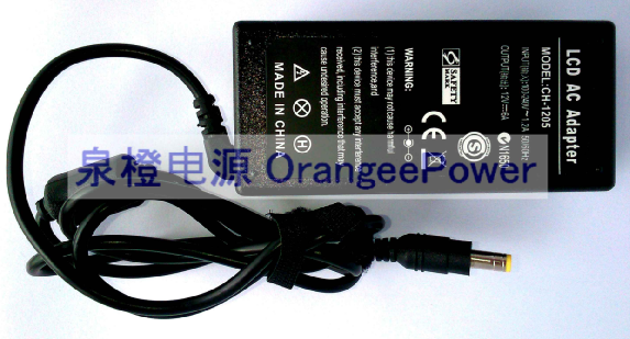 電源廠家供應12V6A桌面式筆記本電源適配器通用顯示器電源