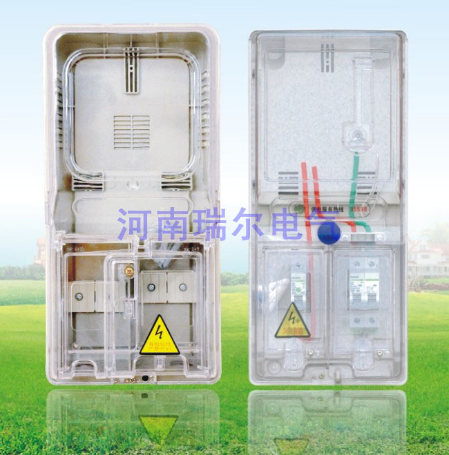 一表位機械式透明電表箱