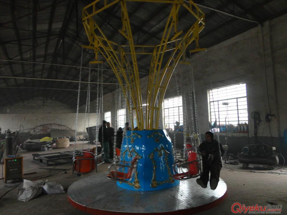 提供戶外游樂設備旋轉飛椅高品質鄭州金元寶游樂設備原始圖片2