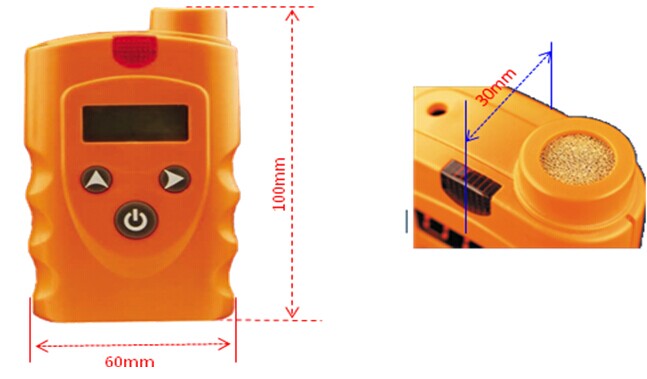加長管設(shè)計(jì)RBBJ便攜式氣體檢測儀