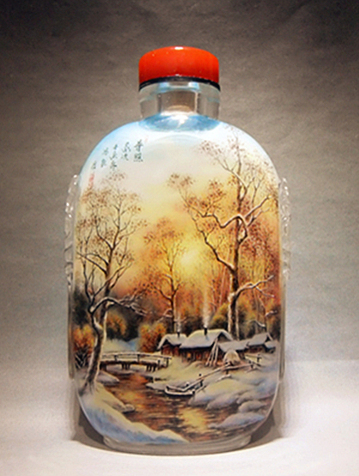 衡水寒冰內(nèi)畫工藝品廠是衡水內(nèi)畫屏風(fēng)批發(fā){zd0}的廠家
