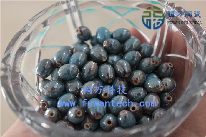 廠家直銷(xiāo)陶瓷珠 DIY手工串聯(lián)珠子 大量批發(fā)福萬(wàn)陶瓷珠 可定做原始圖片3