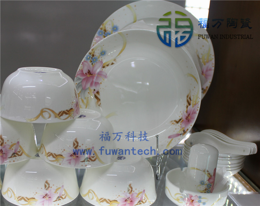 福{wn}量瓷餐具 負(fù)離子陶瓷餐具 會銷贈送禮品