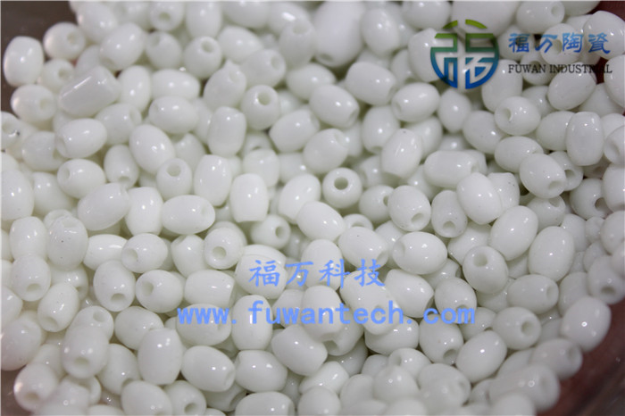 批發(fā)上釉七彩藍陶瓷珠 福萬陶瓷珠 負離子能量珠 體驗館會銷贈品