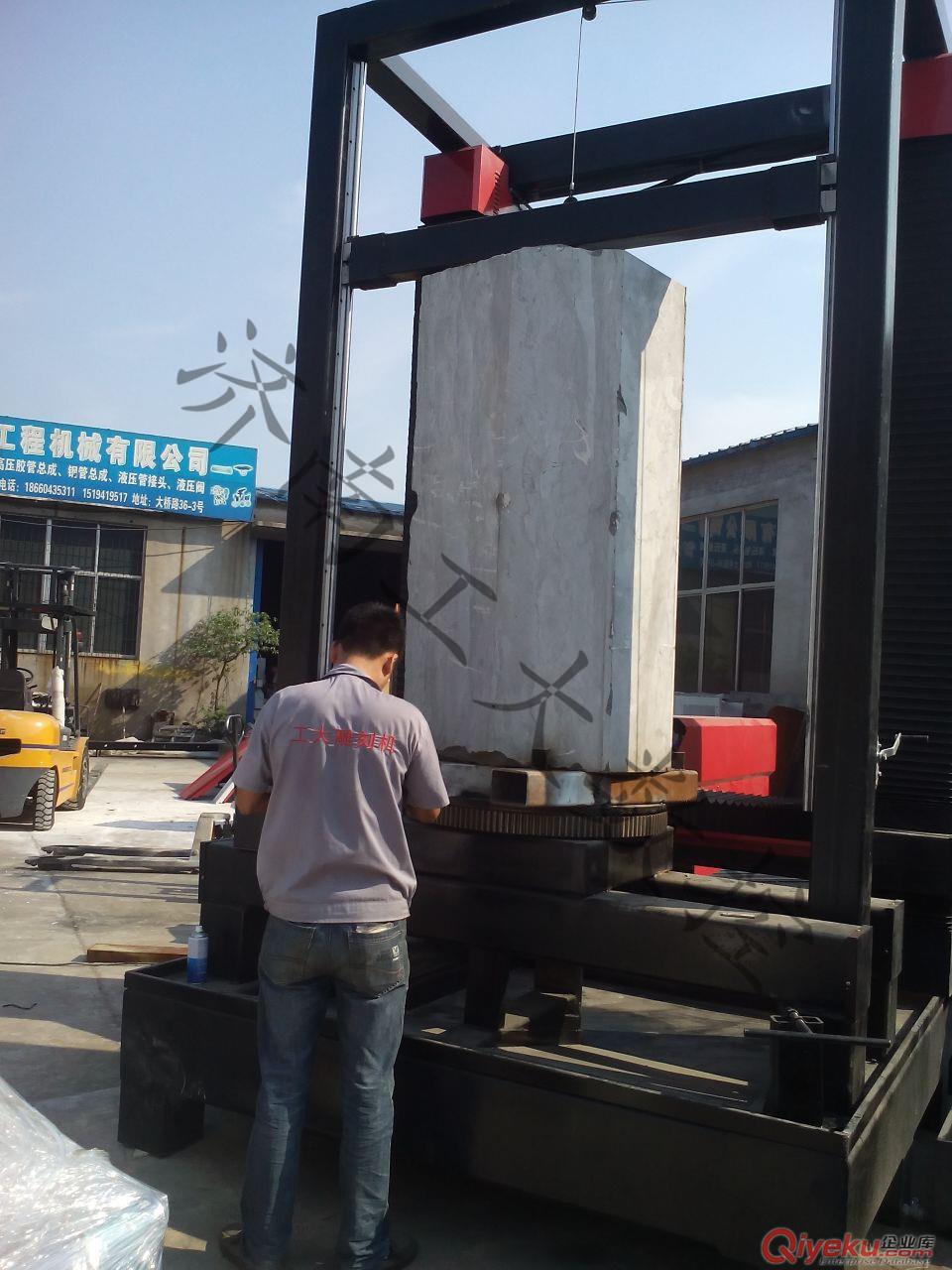 大型立體石材雕刻佛頭雕刻機廠家