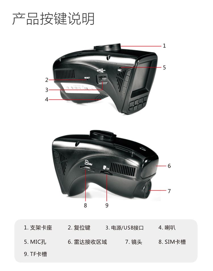 行车记录仪电子狗一体机_凌速车电品UND68