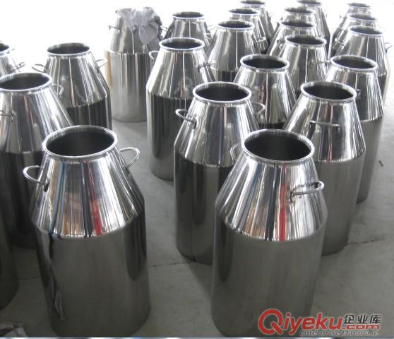 【廠家直銷】低價批發(fā)不銹鋼材質(zhì)擠奶桶，水桶，飲料桶原始圖片2