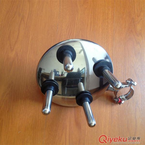 【廠家直銷】奶廳擠奶配件，SS304清洗盤 帶皮墊不銹鋼噴頭原始圖片2