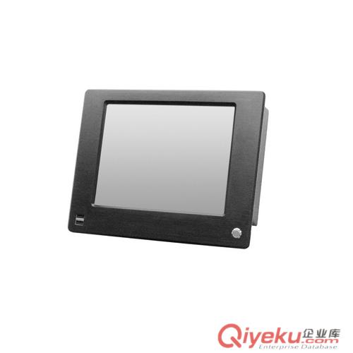 前面板開機鍵嵌入式黑色銀色拉絲鋁19寸雙核工業(yè)觸摸一體機原始圖片3