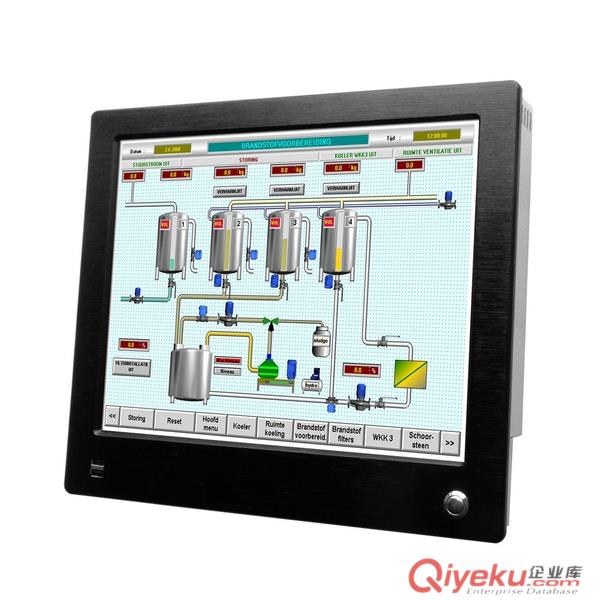 酷睿雙核高性能鑫博控17寸i5-2410M-2.3G工業(yè)無風(fēng)扇觸摸一體機原始圖片2