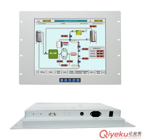 鑫博控5.7寸VGA/BNC/DVI工業(yè)感壓式觸摸屏顯示器