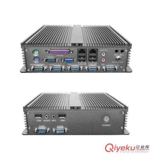 全鋁無風扇零噪音BOXPC耐高溫微型小主機低功耗工控機 