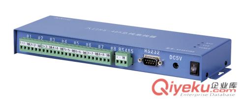 武漢鑫博控HUB四路八路十六路RS-232/485總線隔離集線器原始圖片2