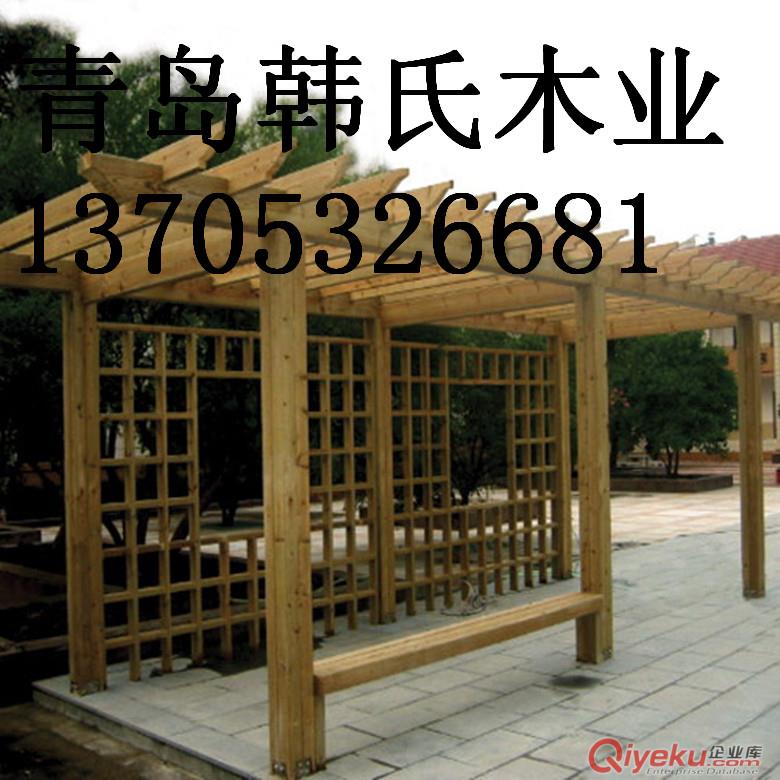 防腐木廊架葡萄架，青島防腐木葡萄架設(shè)計(jì)安裝