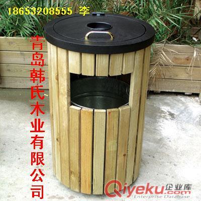 防腐木垃圾桶，環衛垃圾桶，青島防腐木垃圾桶