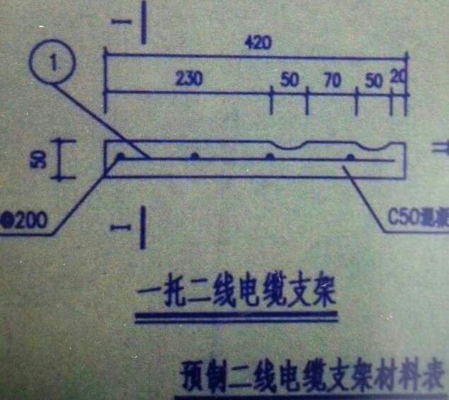 混凝土電纜支架