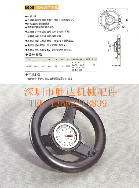 三幅数字手轮、圆轮数字手轮